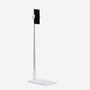 Support tablettes et téléphones sur pied blanc